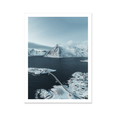 Road to Sakrisøy island, Norway Fine Art Print - 2
