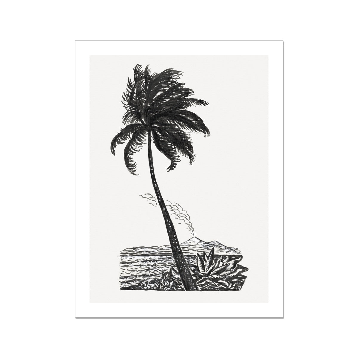Palm tree with an island (1891–1941) by Leo Gestel Fine Art Print