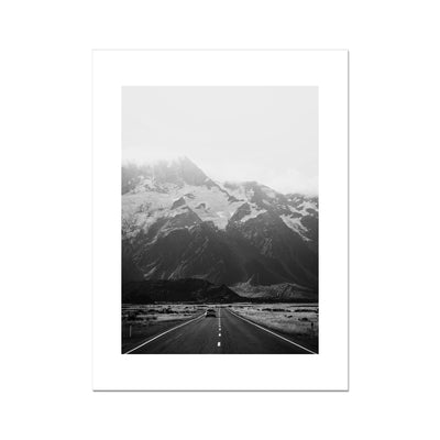 Beautiful view of a road leading to Mount Cook, New Zealand Fine Art Print - 2