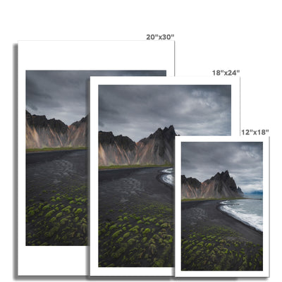View of Iceland's south shore Fine Art Print