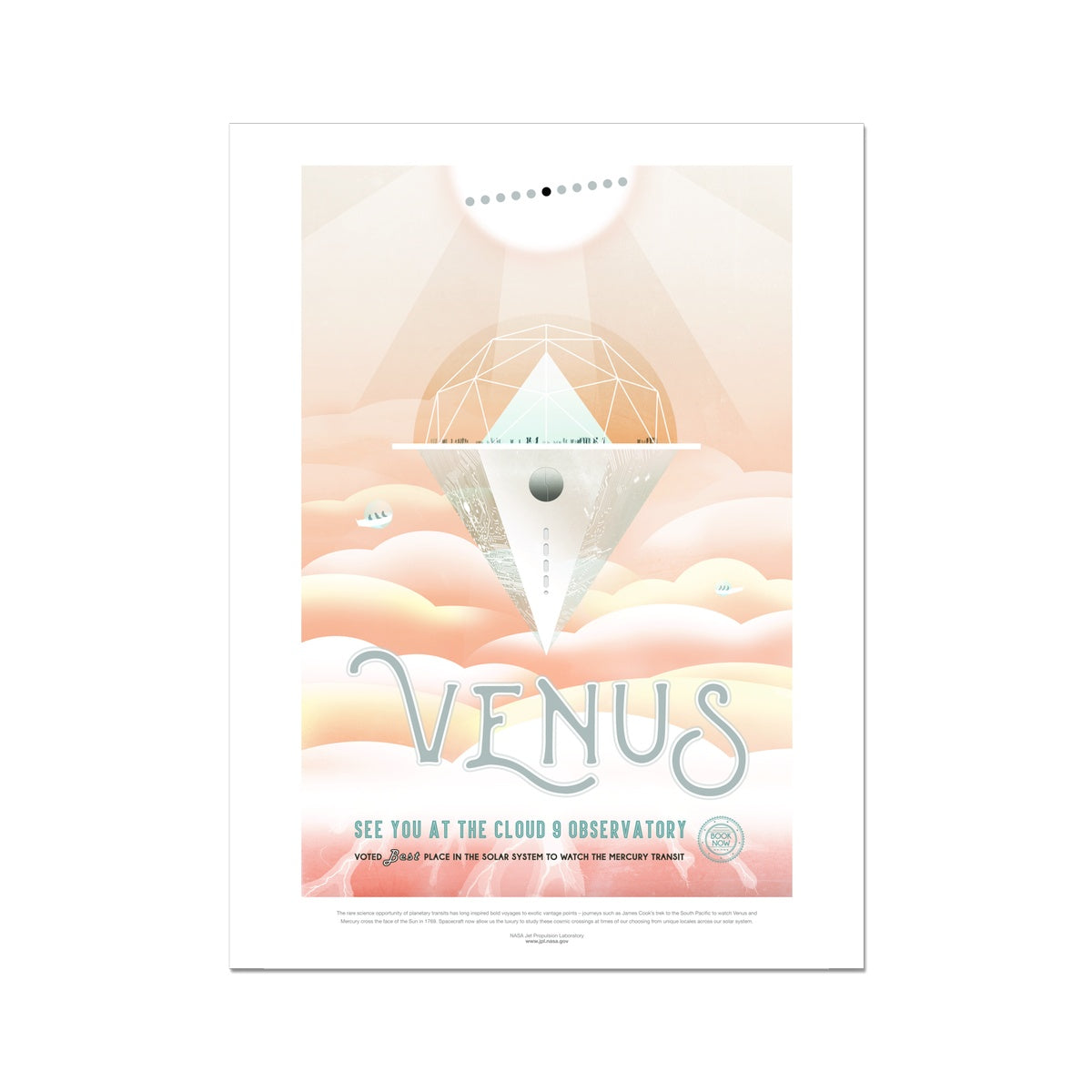 JPL Venus Fine Art Print Fine Art Print