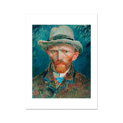 Self-portrait  by Vincent Van Gogh Fine Art Print