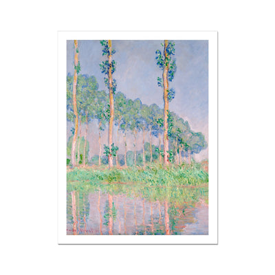 Poplars, Pink Effect (1891) by Claude Monet Fine Art Print