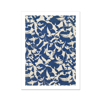 Pigeons in white and blue (1928)  Fine Art Print
