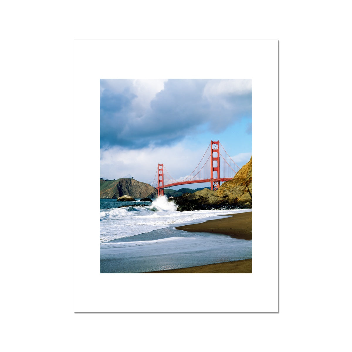 Golden gate bridge, San Francisco USA - from Carol M. Highsmith’s America Fine Art Print