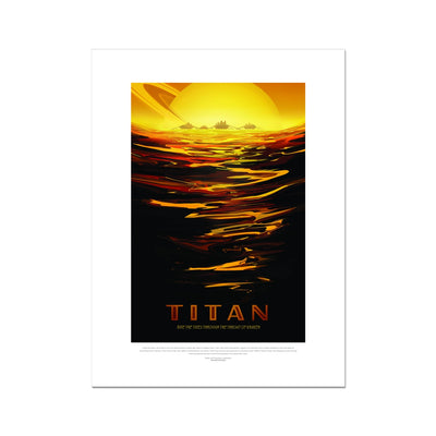 JPL Titan Fine Art Print Fine Art Print