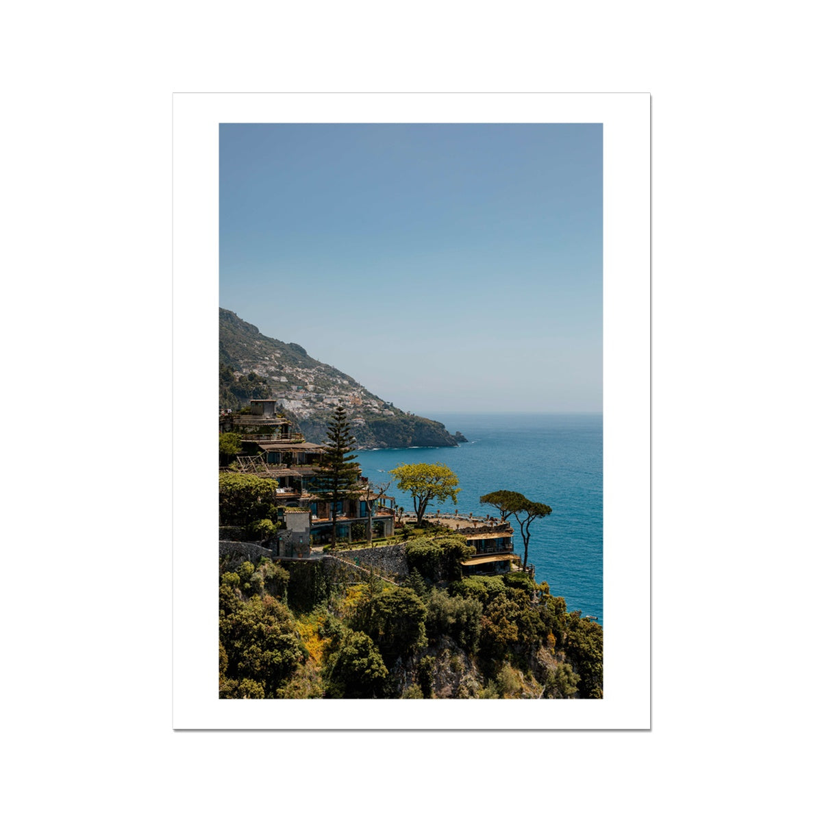 View of Amalfi Coast, Italy Fine Art Print