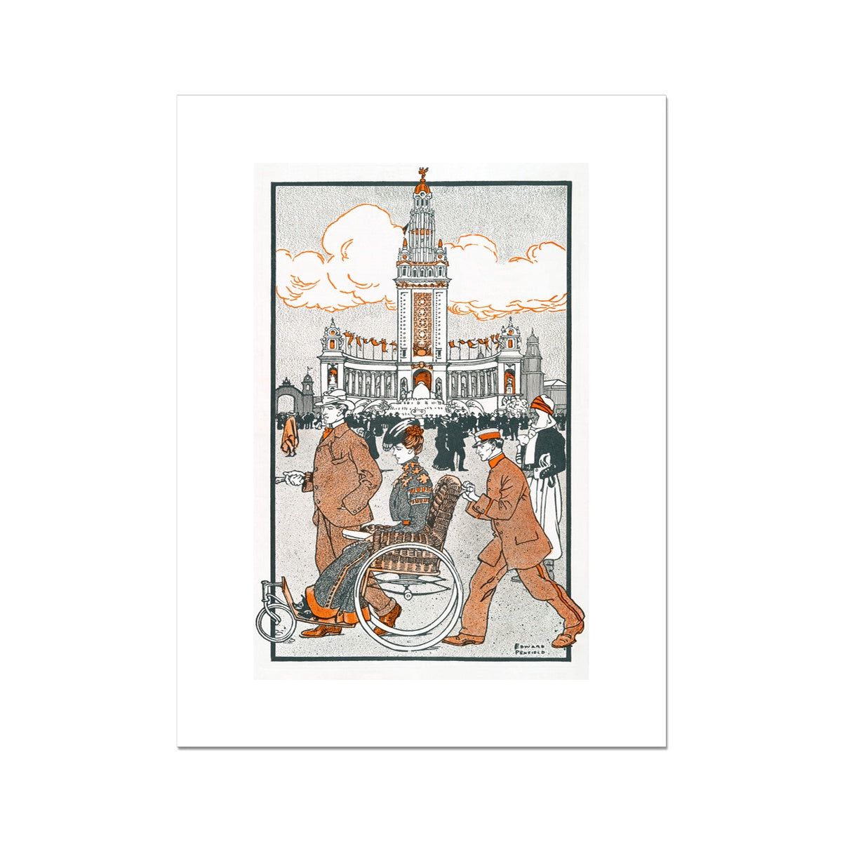 Pan-American Exposition (1901) by Edward Penfield Fine Art Print