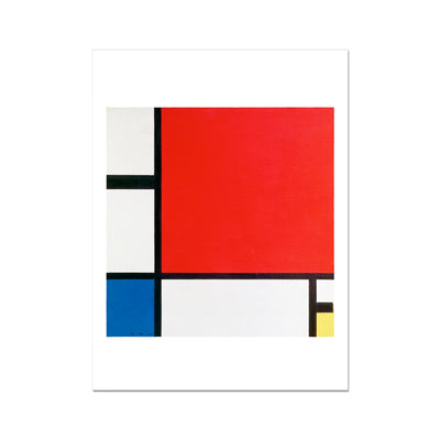 Composition with Red, Blue, and Yellow by Piet Mondrian Fine Art Print
