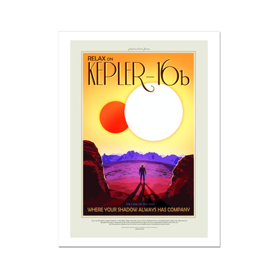 JPL Kepler-16b Fine Art Print Fine Art Print