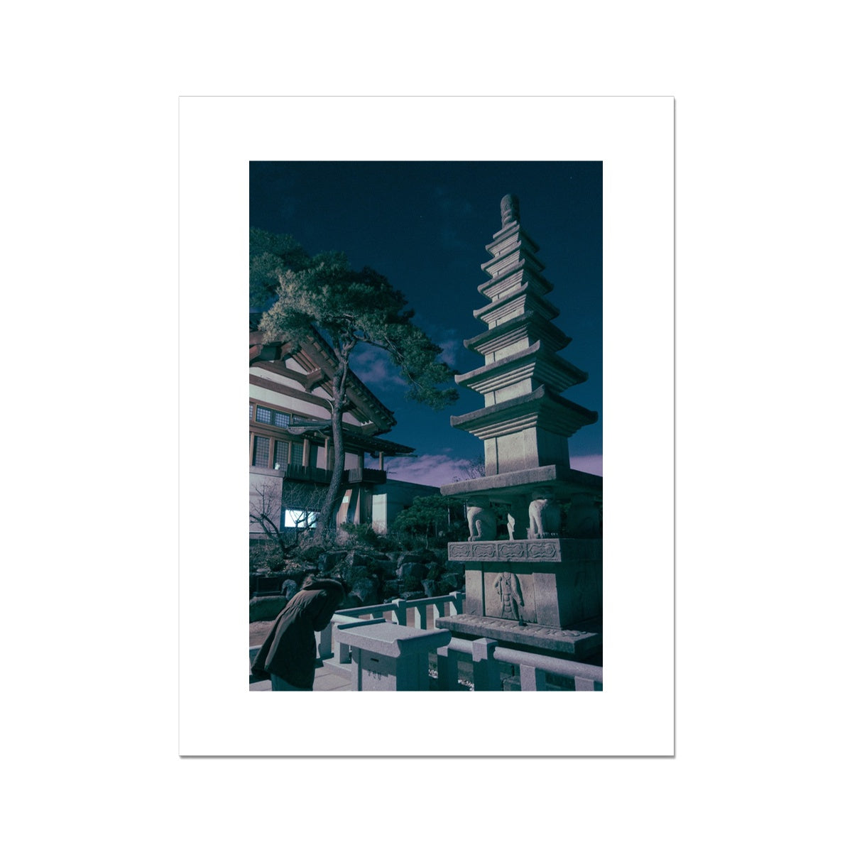 Gilsang, Seven Story Pagoda in Korea Fine Art Print