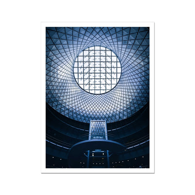 Detail of the Roof at Fulton Center NYC Fine Art Print