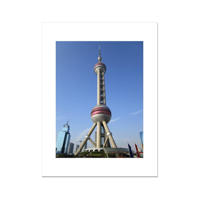 Oriental Pearl Tower, Shanghai City Fine Art Print