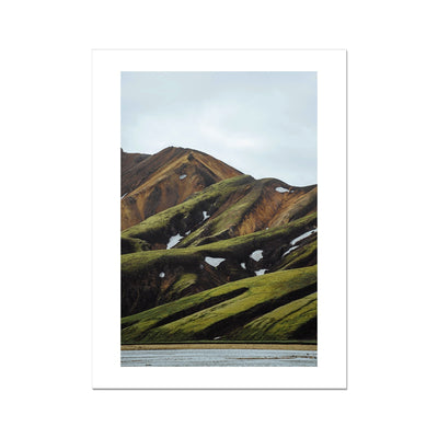 View of Landmannalaugar in the Fjallabak Nature Reserve, the Highlands of Iceland Fine Art Print - 2
