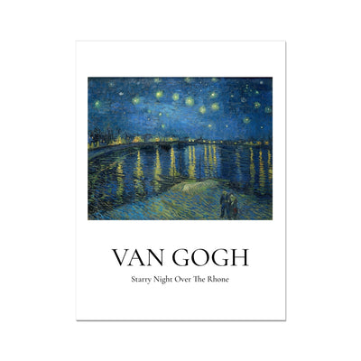 Starry Night Over the Rhone by Van Gogh Fine Art Print