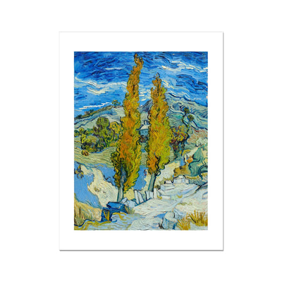 The Poplars at Saint-Rémy (1889)  by Van Gogh Fine Art Print
