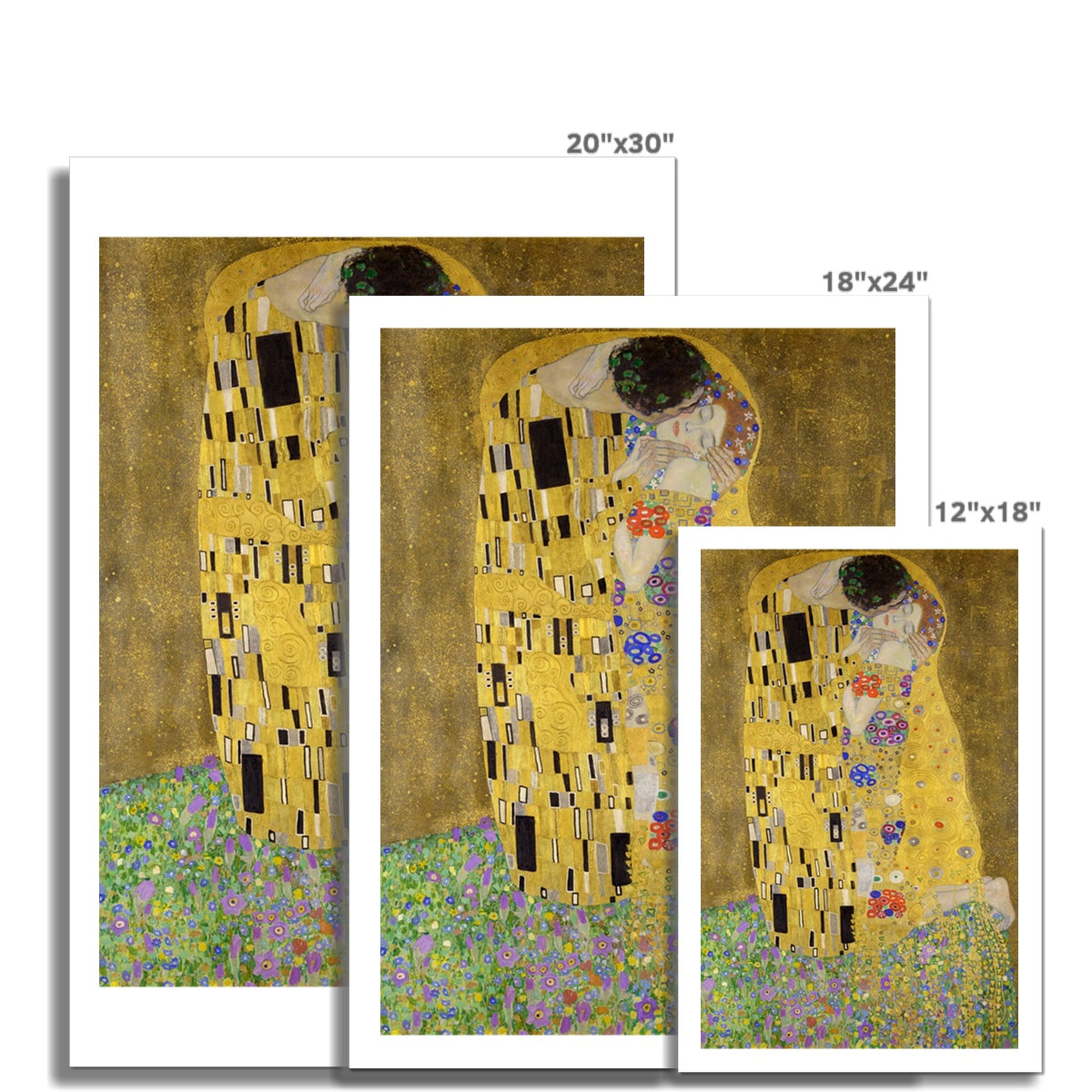 The Kiss - by Gustav Klimt Fine Art Print