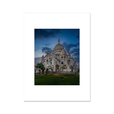 Basilica of the Sacred Heart, Montmartre, Paris, France Fine Art Print