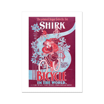 The Prudent Buyer selects the Shirk, the latest, neatest, and lightest bicycle in the world / Ottman, Chic (1890-1900) Fine Art Print